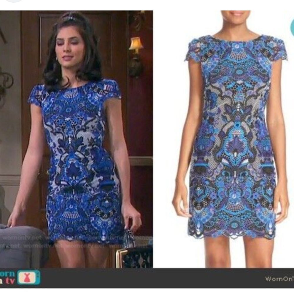 Alice and Olivia Guipure Lace Sheath dress - Picture 8 of 9